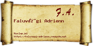 Faluvégi Adrienn névjegykártya